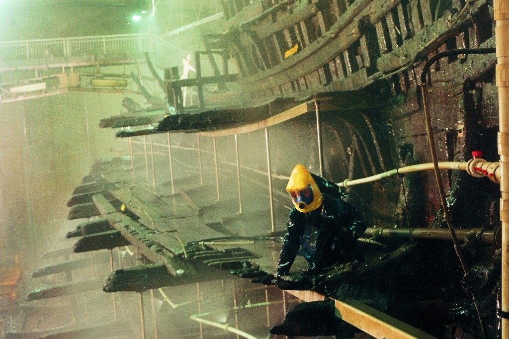 Shipspray on the Mary Rose