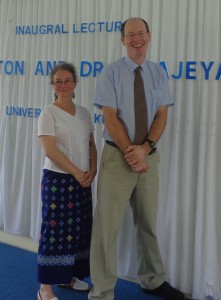 Dr Julia Jeyacheya and Dr Mark Hampton 