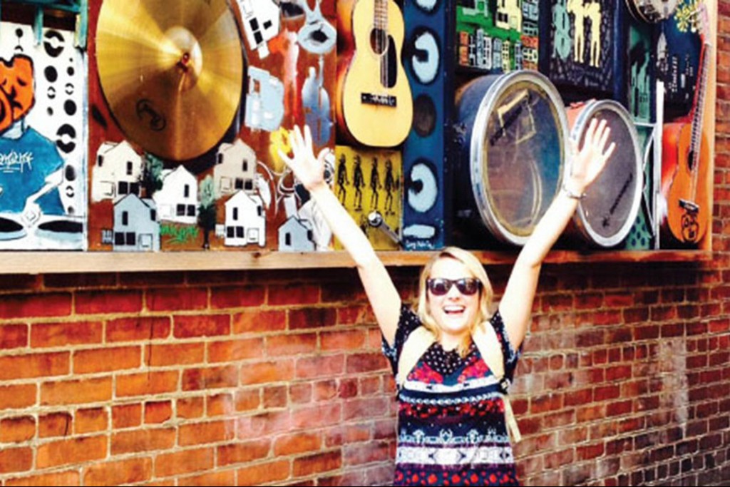 Jenna studied in Indiana for a year