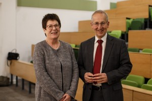 Dame Julia Goodfellow with Lord Ricketts