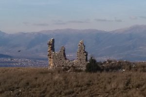 Ruins Near the fort of Bizani, Ioannina, Epirus, northwestern Greece