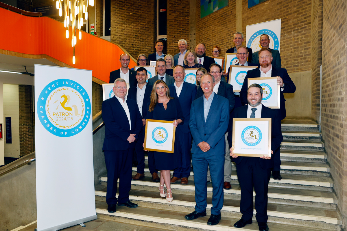 Chamber Patrons pose for a photo