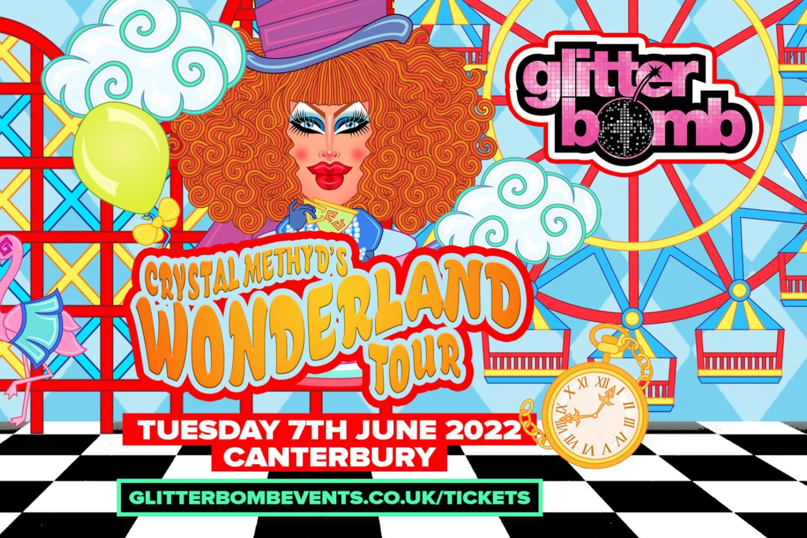 Glitterbomb Crystal Methyd's Wonderland What's on University of Kent